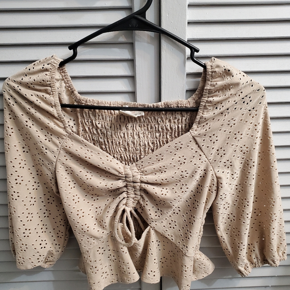 NEW Beige top XS